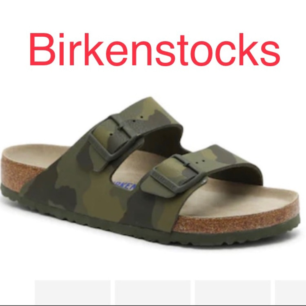 New Birkenstock Camouflage Sandals